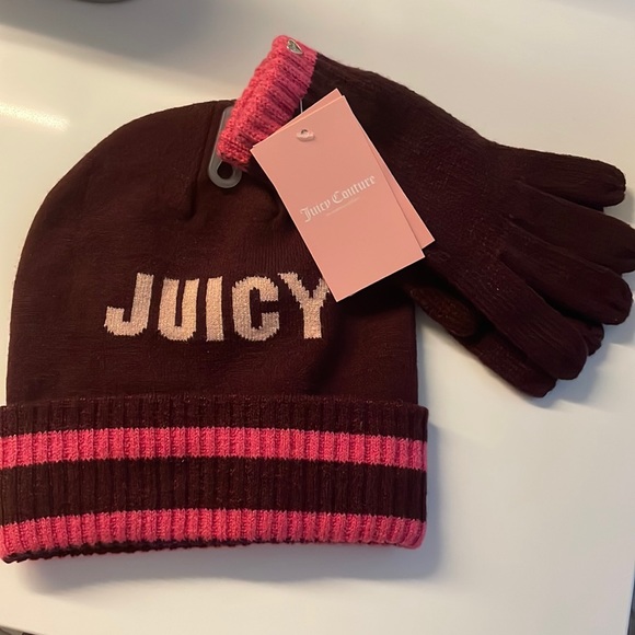 Juicy Couture Other - NWT juicy couture hat and gloves set